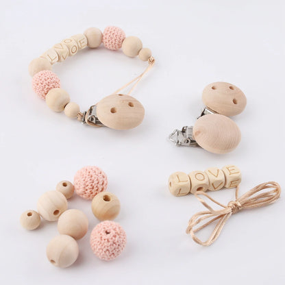 Personalized Natural Wood Baby Teether