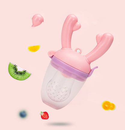 New Baby Fruit And Vegetable Bite Bite, Fruit Food Supplement, Bite Bag, Piglet Deer, Baby Bite Bite, Happy Factory