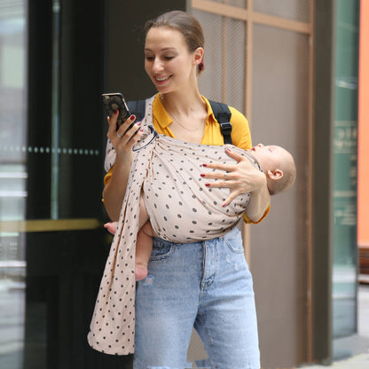 Cotton Printed Baby Sling Bag With Horizontal And Vertical Hug