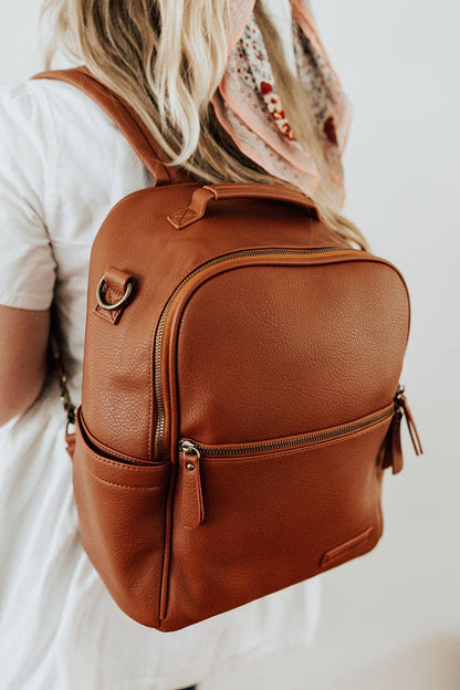 The Joni Vegan Leather Diaper Bag