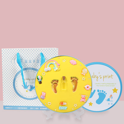 Children's Handprints And Footprints Souvenir