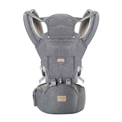 Dark Blue - Ergonomic Baby Carrier, Hipseat Sling, and Front Facing Kangaroo Baby Wrap Carrier