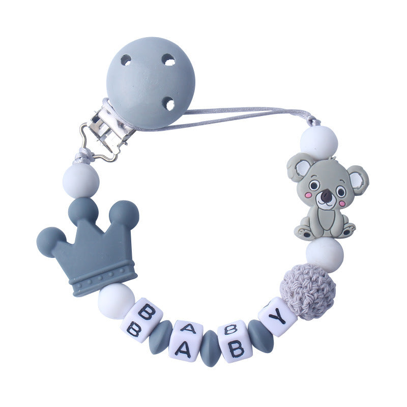 Personalized Silicone Bead Baby Teether