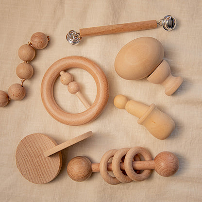 Wooden Baby Toys Wooden Toys for Babies 0-6-12 Months