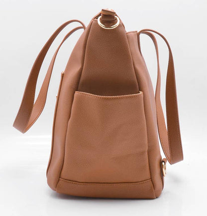 The Tote Vegan Leather Handbag Diaper Bag