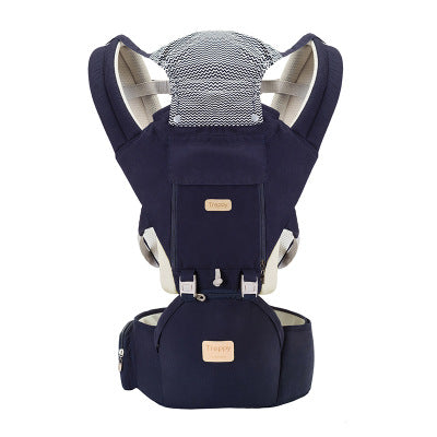 Dark Blue - Ergonomic Baby Carrier, Hipseat Sling, and Front Facing Kangaroo Baby Wrap Carrier