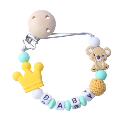 Personalized Silicone Bead Baby Teether