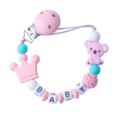 Personalized Silicone Bead Baby Teether