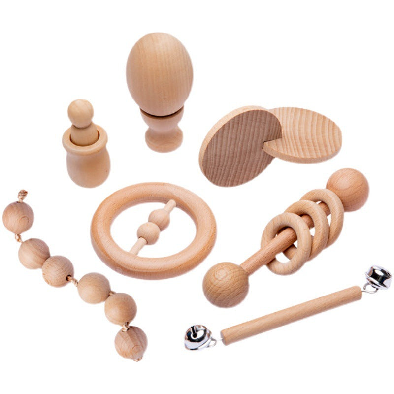 Wooden Baby Toys Wooden Toys for Babies 0-6-12 Months