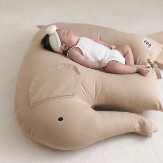 Elephant Baby Pillow Lounger