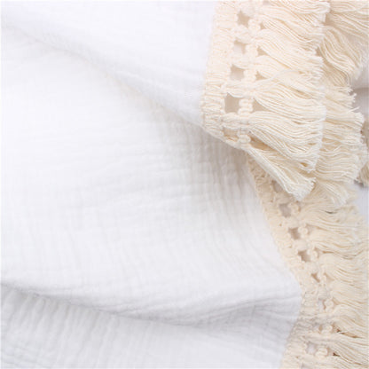 Tassel Children's Baby Blanket