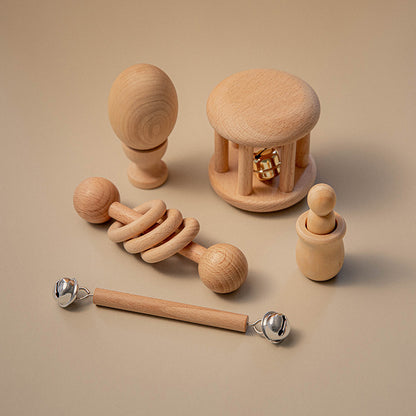 Wooden Baby Toys Wooden Toys for Babies 0-6-12 Months