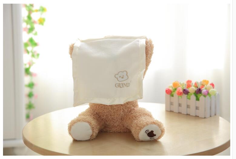 Interactive Peek-a-boo Scarf Plush Stuffed Toy