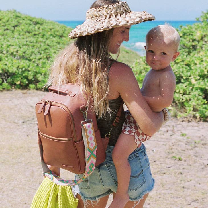 The Joni Vegan Leather Diaper Bag