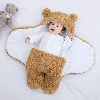 Baby Swaddle Blanket - Teddy Bear