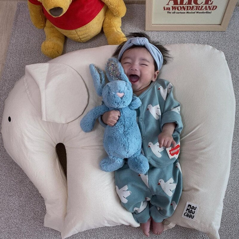 Elephant Baby Pillow Lounger
