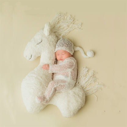Pegasus Horse Unicorn Baby Posing Pillow
