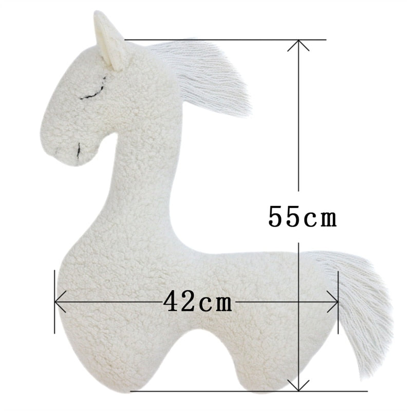 Pegasus Horse Unicorn Baby Posing Pillow