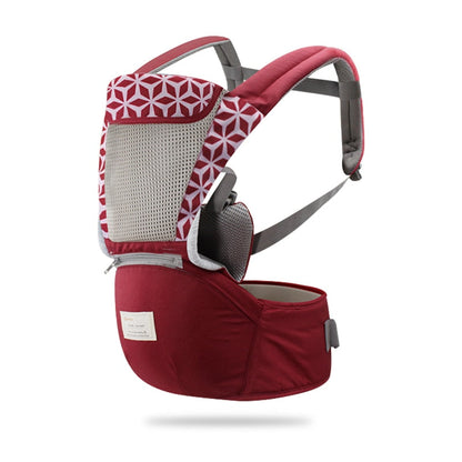 Khaki - 3 in 1 Ergonomic Baby Carrier, Hipseat Sling, and Front Facing Kangaroo Baby Wrap Carrier