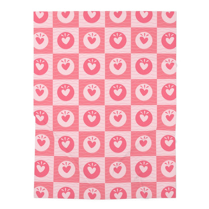 Cute Hearts Pattern Baby Swaddle Blanket