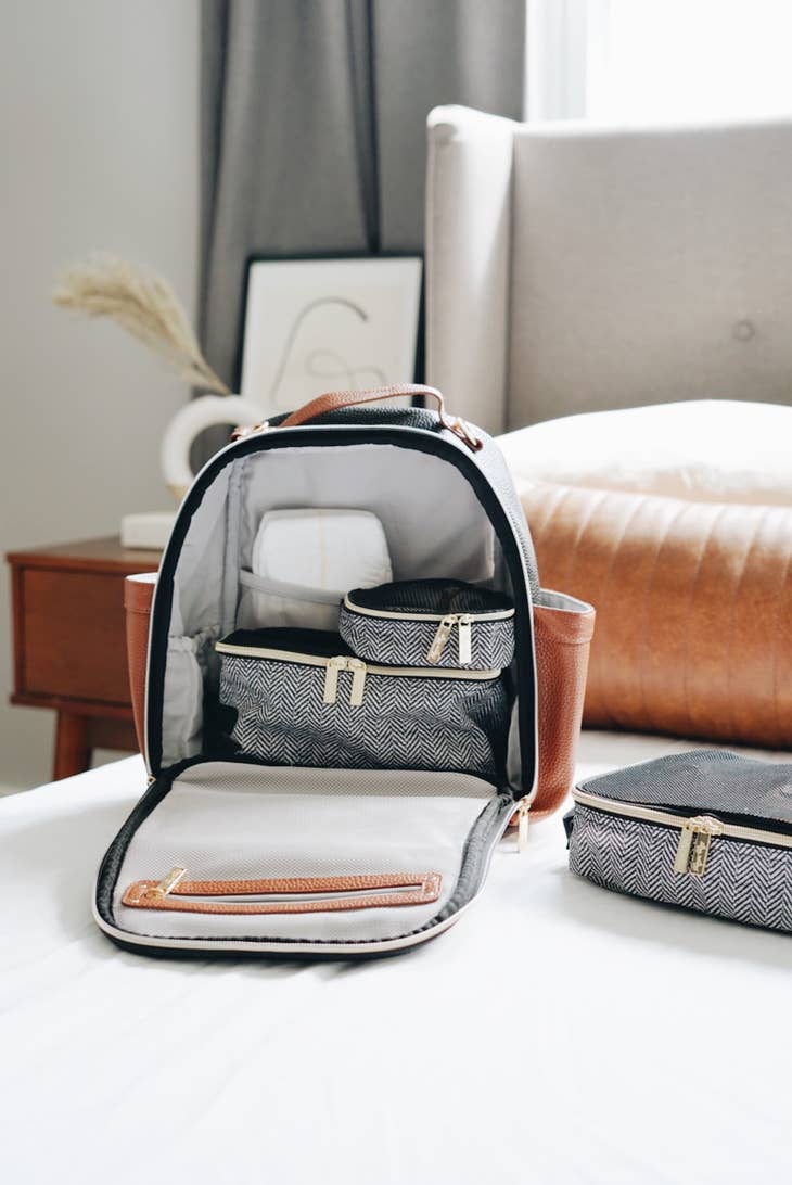Coffee & Cream Itzy Mini™ Diaper Bag Backpack